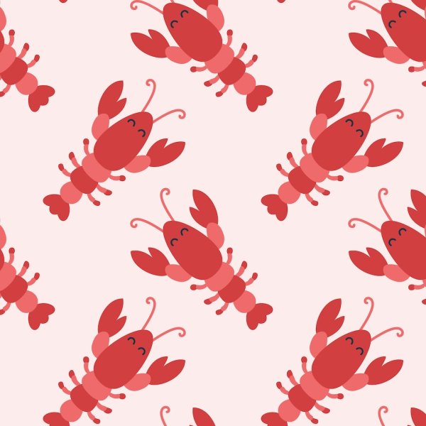 Lobster Wallpaper Pattern