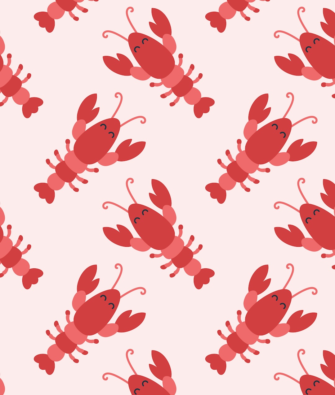 Lobster Wallpaper Pattern