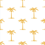 Golden Palm Trees Locker Days Wallpaper