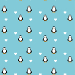 Pesky Penguins Wallpaper