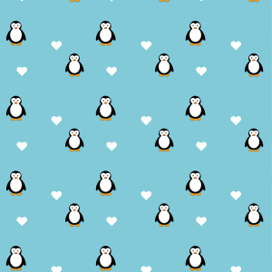 Pesky Penguins Wallpaper